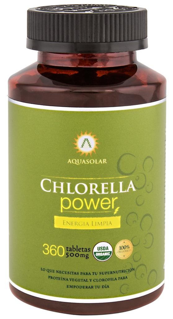 Super Alimento Chlorella Power 360 Tabletas