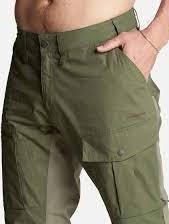 Pantalon Hombre Boina  - Color: Verde Militar, Talla: 42