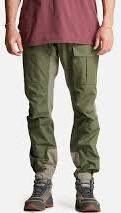 Pantalon Hombre Boina  - Color: Verde Militar, Talla: 42
