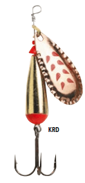 Spinner Falcon Claw Droppen #4 - Color: KRD COBRE/PTOS ROJOS