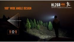 Miniatura Linterna Frontal Fenix HL26R / 450 Lumenes