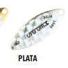Miniatura Spinner Mepps Aglia Long Rainbo  - Color: Plata