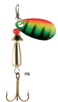 Miniatura Spinner Falcon Claw Droppen #4 - Color: FTG TIGER