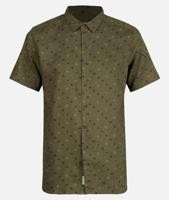 Miniatura Camisa Hombre One Way Short Sleeve Shirt  - Formato: Print Verde Militar , Talla: M