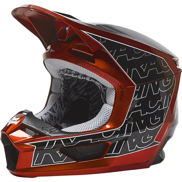 Casco Moto Niño V1 Peril 2021 - Color: Rojo
