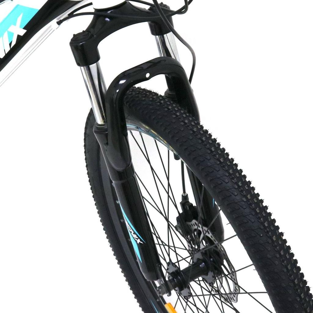 Bicicleta Aro 26" MTB - Color: Blanco-Negro-Azul