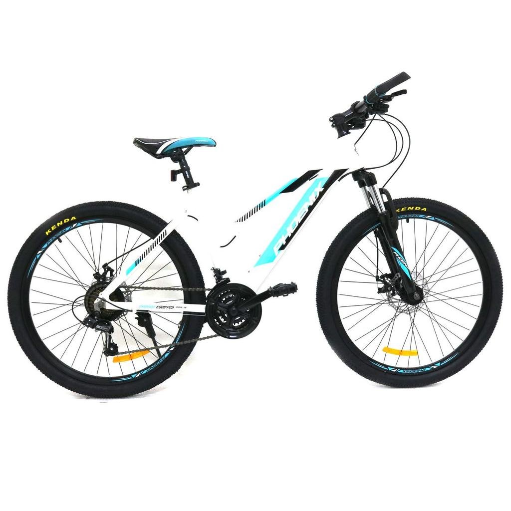 Bicicleta Aro 26" MTB - Color: Blanco-Negro-Azul