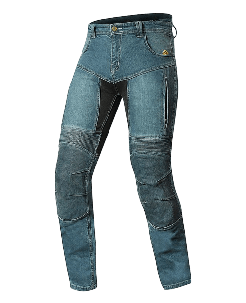 Jeans Moto Hombre Parado - Color: Azul