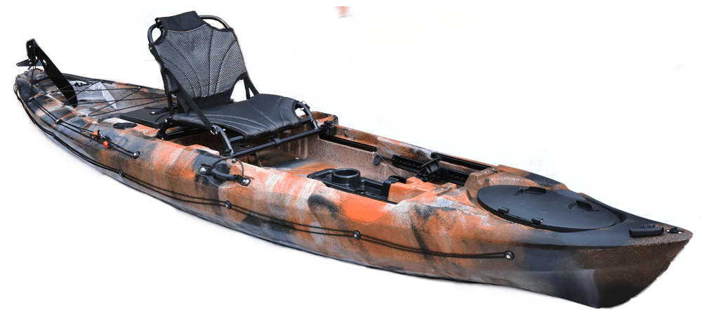 Kayak De Pesca Mirage Pro Angler 12 - Color: Naranjo Camo