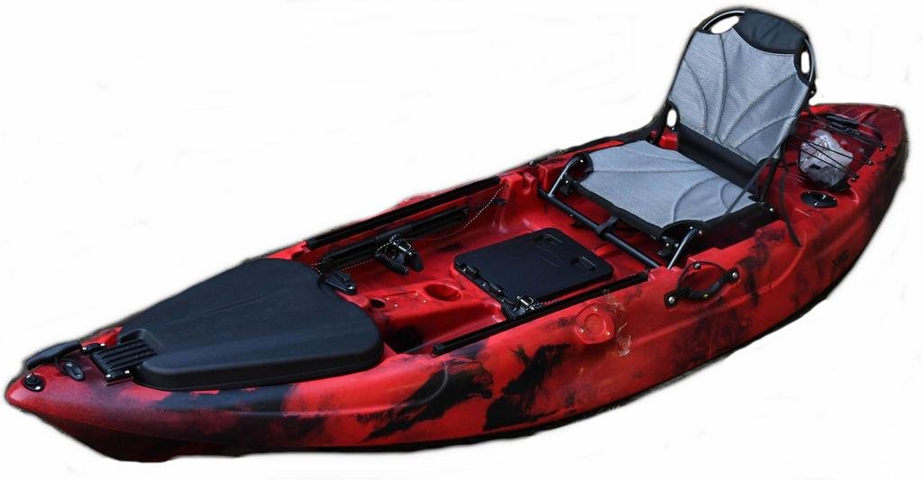Kayak Rodster Single - Color: Rojo-Negro