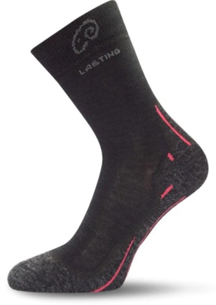 Calcetines Trekking Merino Socks Whi - Talla: Xl, Color: Black