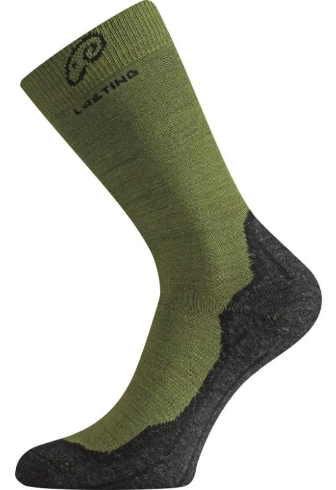 Calcetines Trekking Merino Socks Whi - Talla: Xl, Color: Black Green