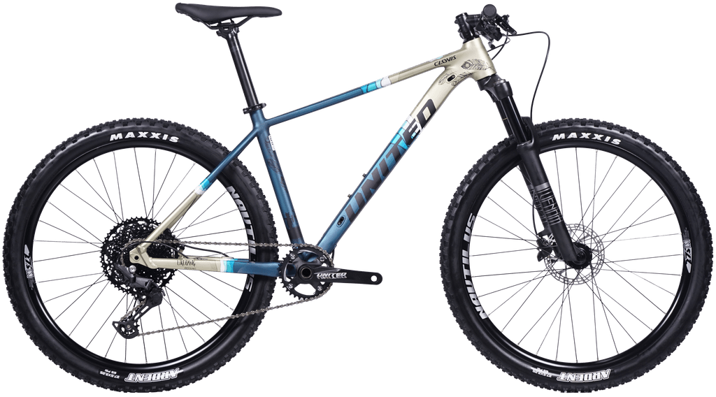 Bicicleta Clovis 5.10 Likupang Aro 27.5 - Color: Azul-Gris