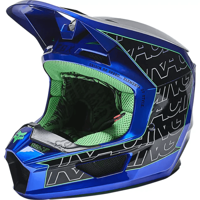 Casco Moto V1 Peril 2022 - Color: Azul