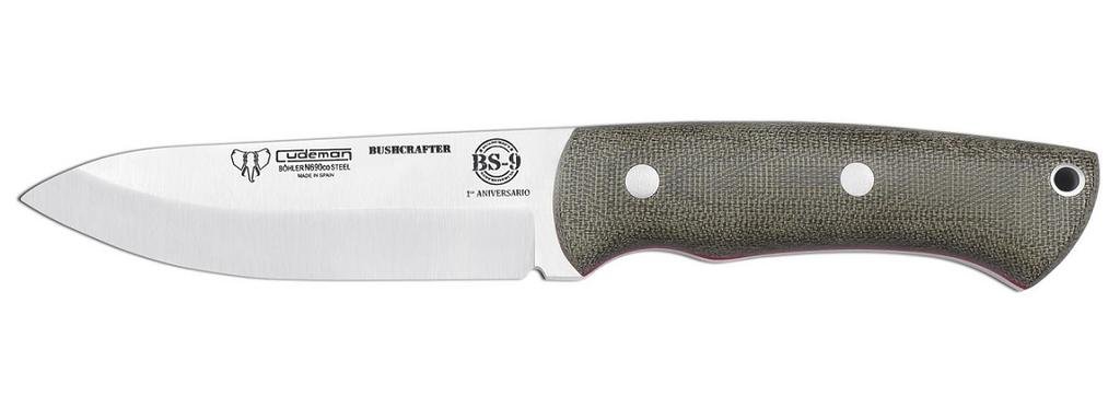 Cuchillo 206-F BS9 Bushcrafter (N690co) - Color: Gris