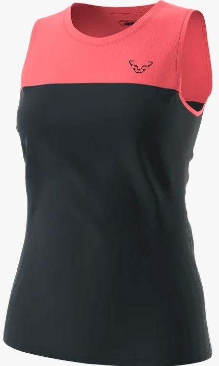 Polera Mujer sin Mangas Traverse S Tech - Color: Blueberry Hot Coral