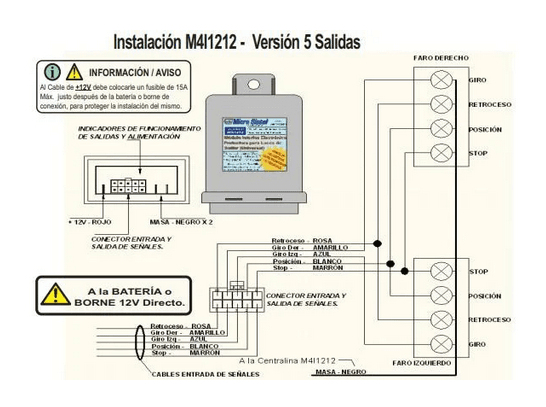 Modulo Con Sistema Multiplexados O Cambus Micro Sistel - Para Enganches -