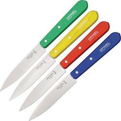 Set of 4 N°112 assorted classic colours paring knives