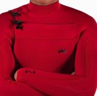 Miniatura Traje de Neopren Wetsuits Sangre Erizos 43MM 2023 - Color: Red Black
