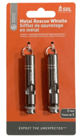 Silbato Rescue Metal Whistle 2-Pack