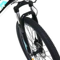 Miniatura Bicicleta Aro 26" MTB - Color: Blanco-Negro-Azul