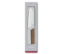 Miniatura Cuchillo Santoku ALV Swiss Modern Madera 17 cm -