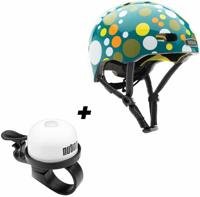Miniatura Casco Street Polka Face Gloss MIPS Helmet - Color: Green