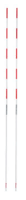 Miniatura Par de Antenas Volleyball Stick Type - Color: blanco/rojo