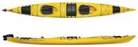 Miniatura Kayak Doble Esperanto - Color: Amarillo